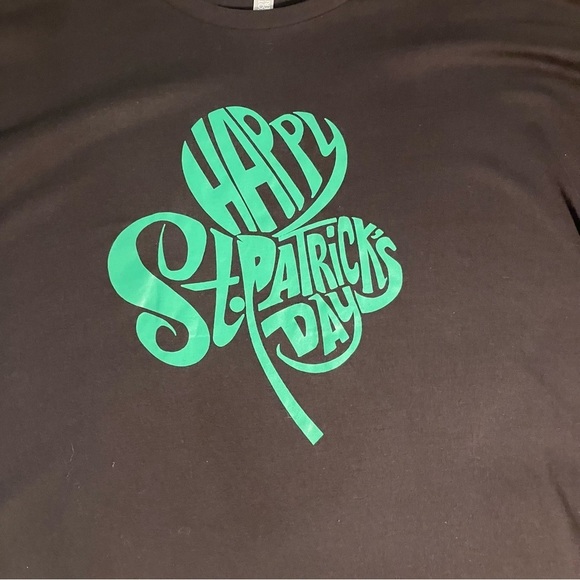 NWOT Happy St Patrick’s Day Shirt, Size XL, Long Sleeve, 100% Cotton - Picture 3 of 10